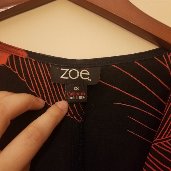 Black and red dress - Picture 4 of 5